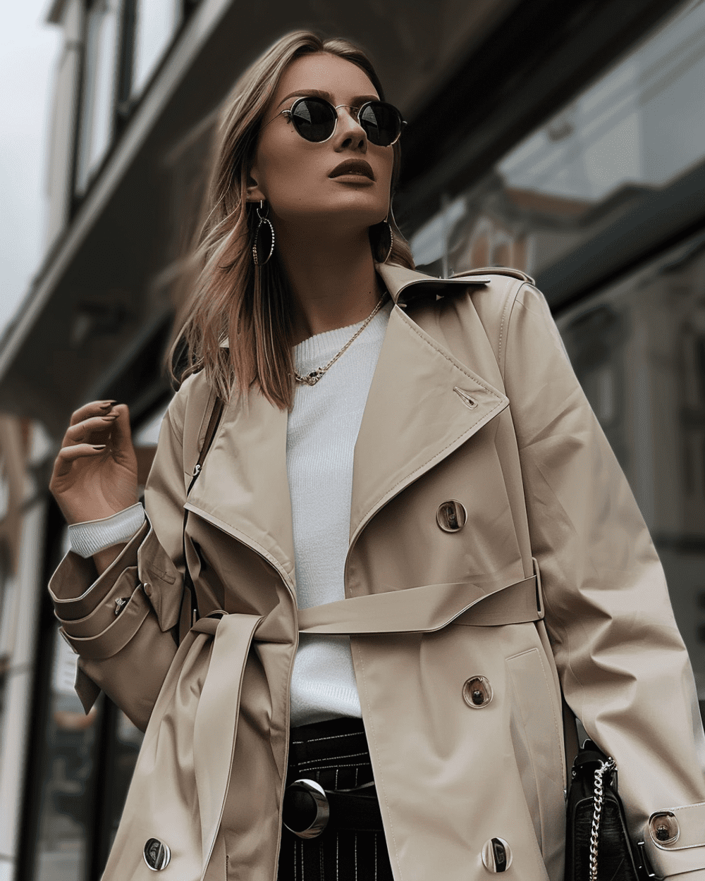 Gaban beige minimalista